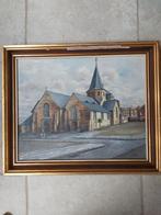 schilderij kerk van Zwijndrecht, op doek, Ophalen of Verzenden