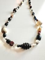 Grand collier grosses perles verre de Murano 1 mètre, Enlèvement, Comme neuf, Autres matériaux