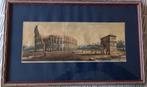 Mooie gouache/kleurenets van Stepanov Het Colloseum in Rome, Ophalen of Verzenden