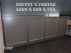 Buffet + bahut !!! BAISSE DE PRIX !!!, Maison & Meubles, Armoires | Buffets, Avec porte(s), Comme neuf, 100 à 150 cm, Contemporain