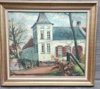 Huile sur toile maison signe Armand apol, Ophalen of Verzenden