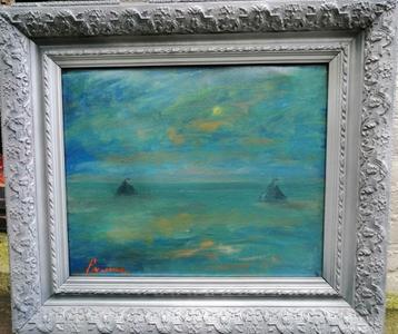 Constant Permeke '' Namiddag  op zee'' olieverf  beschikbaar voor biedingen