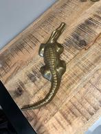 Beau crocodile en bronze 2.2 kg à voir, Antiek en Kunst, Antiek | Brons en Koper, Brons
