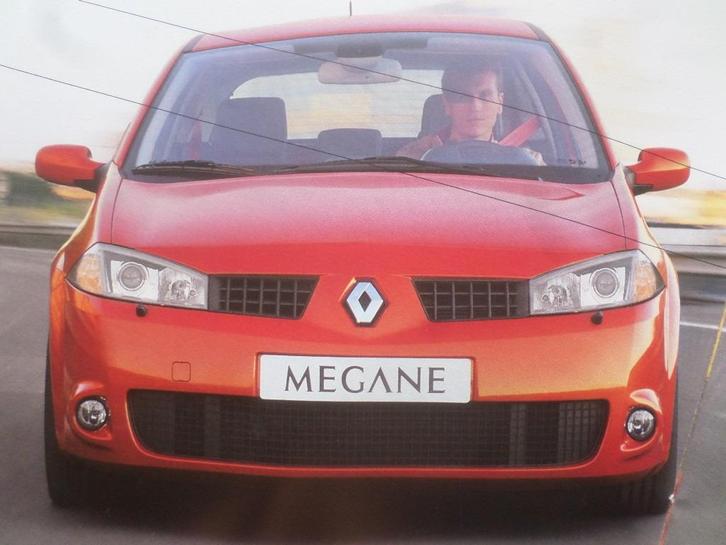 Renault Megane Sport 2004 Brochure, Boeken, Auto's | Folders en Tijdschriften, Renault, Ophalen