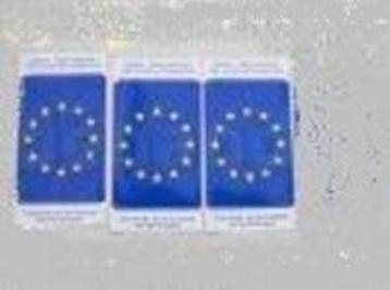 Europese stickers 15 op 7,50 cm beschikbaar voor biedingen