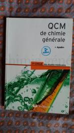 livre de chimie générale QCM, Livres, Livres d'étude & Cours, Enlèvement, Utilisé