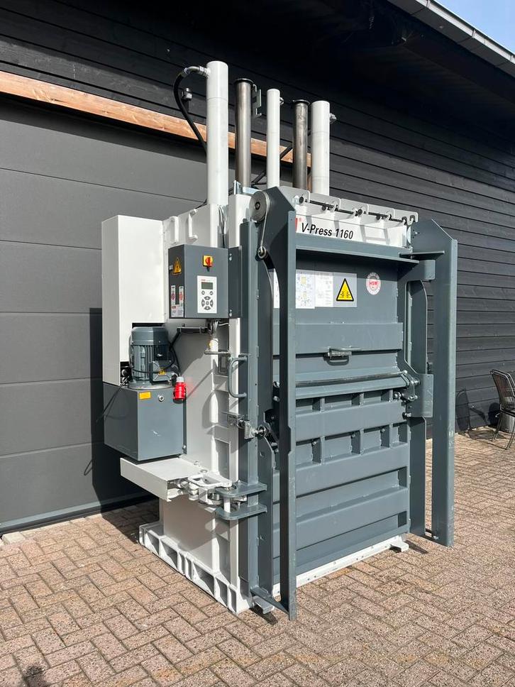 HSM V-Press 1160 MAX | 60 ton | Papierpers | Balenpers, Zakelijke goederen, Kantoor en Winkelinrichting | Magazijn, Stelling en Opslag
