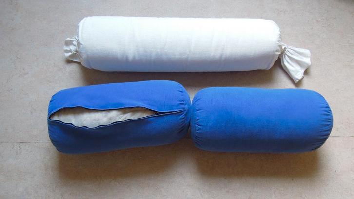 3 kniekussens / rolkussens,  NIEUW kussen boekweitdoppen, Sport en Fitness, Gezondheidsproducten en Wellness, Overige typen, Ophalen of Verzenden