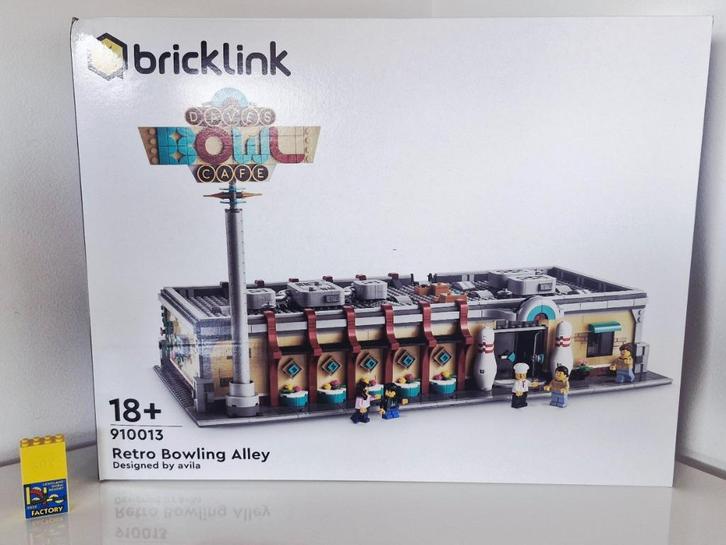 Lego 910013 Bricklink Retro Bowling Alley + boekje(zeldzaam), Kinderen en Baby's, Speelgoed | Duplo en Lego, Nieuw, Lego, Complete set