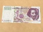 Italië  50000 lire A. Canfarini 1992, Italië, Los biljet