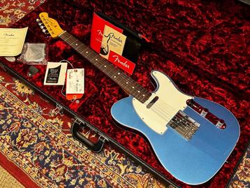 Fender Am Org Années 60 Telecaster Lake Placid Blue 2018 ave, Musique & Instruments, Enlèvement ou Envoi, Comme neuf, Solid body