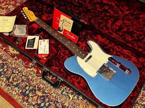Fender 2018 Am Org 60's Telecaster Lake Placid Blue + Case, Muziek en Instrumenten, Snaarinstrumenten | Gitaren | Elektrisch, Zo goed als nieuw
