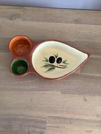 Plat à olives L 24 cm, Maison & Meubles, Cuisine | Vaisselle, Enlèvement ou Envoi, Comme neuf, Céramique, Autres styles