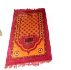 (49)- tapis rouge orange -, Maison & Meubles, Ameublement | Tapis & Moquettes, Rouge, 100 à 150 cm, Enlèvement ou Envoi, Comme neuf