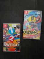 Jeux Switch 1 2 Switch et Arms, Consoles de jeu & Jeux vidéo, Comme neuf, Enlèvement ou Envoi