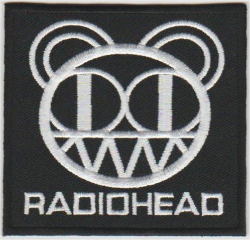 Radiohead stoffen opstrijk patch embleem, Collections, Musique, Artistes & Célébrités, Neuf, Vêtements, Envoi