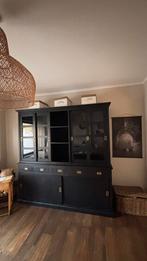 Prachtige zwarte buffetkast in teak, Huis en Inrichting, Ophalen, Zo goed als nieuw