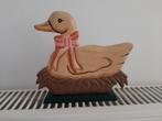 Houten paasfiguur, Ophalen