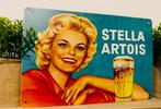 Enseigne publicitaire en métal Stella Artois, Collections, Marques de bière, Panneau, Plaque ou Plaquette publicitaire, Stella Artois