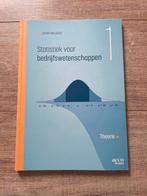 Statistiek voor bedrijfswetenschappen 1, Boeken, Ophalen of Verzenden, Zo goed als nieuw, Hoger Onderwijs