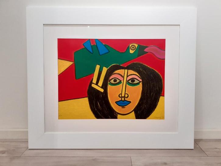 "L'Egyptienne" - Guillaume Corneille, Antiek en Kunst, Kunst | Litho's en Zeefdrukken, Ophalen