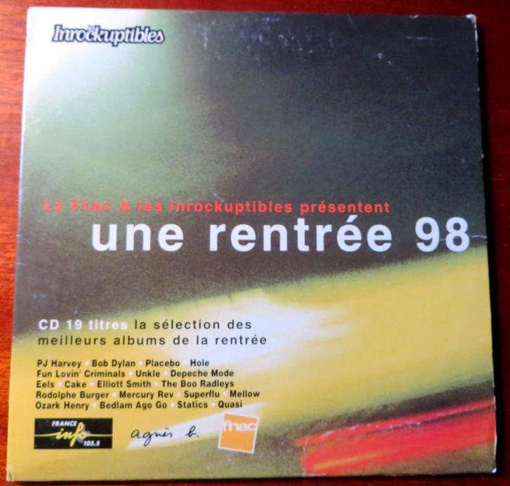 CD LES INROCKUPTIBLES - PLACEBO / DEPECHE MODE /OZARK HENRY, Cd's en Dvd's, Cd's | Rock, Gebruikt, Poprock, Verzenden