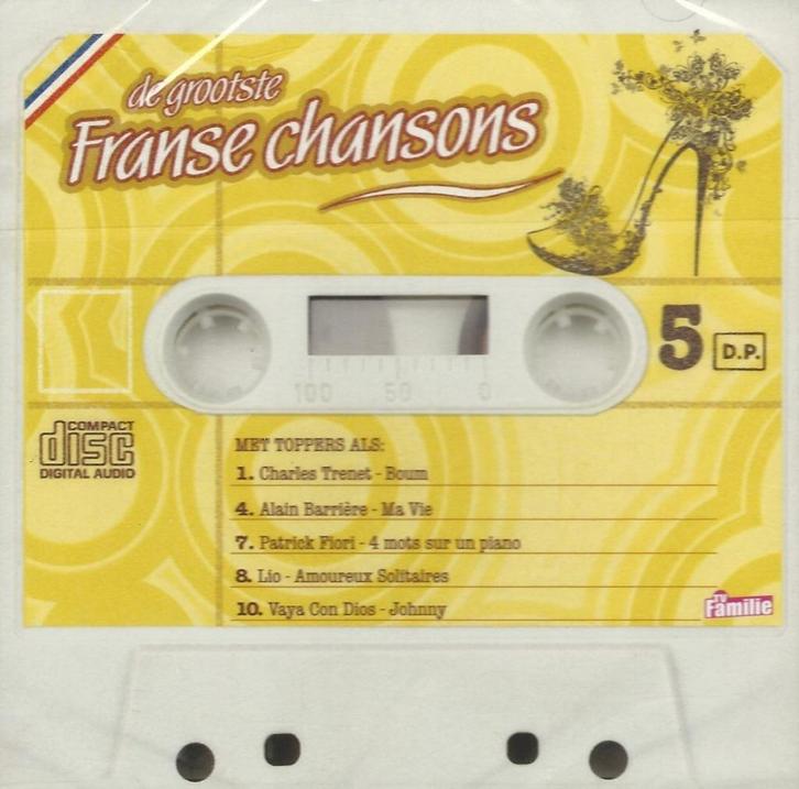 CD * DE GROOTSTE FRANSE CHASONS - Vol. 5, CD & DVD, CD | Francophone, Comme neuf, Enlèvement ou Envoi