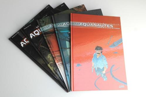 LES AQUANAUTES tomes 1 à 5 (EO état neuf), Boeken, Stripverhalen, Zo goed als nieuw, Complete serie of reeks, Ophalen of Verzenden