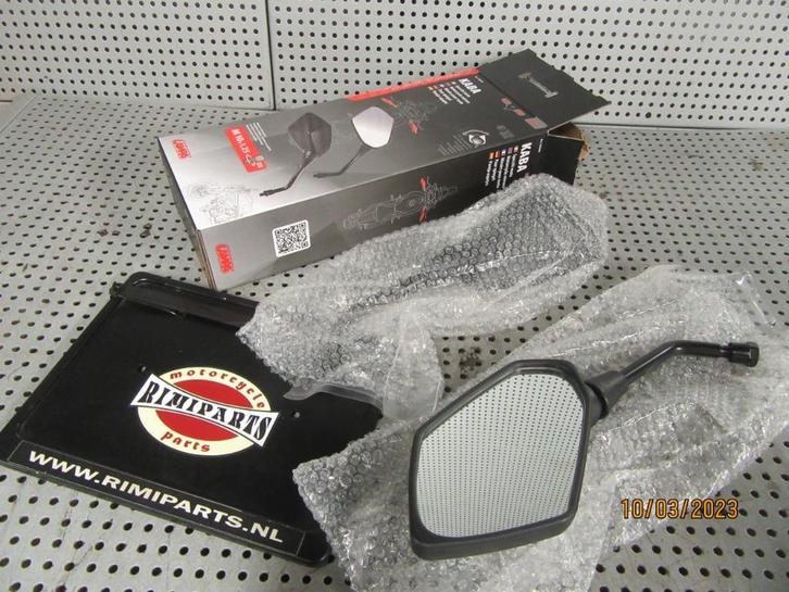 Set Nieuwe Spiegels Lampa Streetfighter Zwart Spiegel L & R, Motoren, Onderdelen | Merk-onafhankelijk, Nieuw, Ophalen of Verzenden