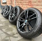 Originele 19” BMW M velgen breedset g20 g21 style 791m, Gebruikt, Banden en Velgen, Winterbanden, 235 mm