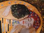 Schilderij "The Kiss" van Gustav Klimt, Ophalen