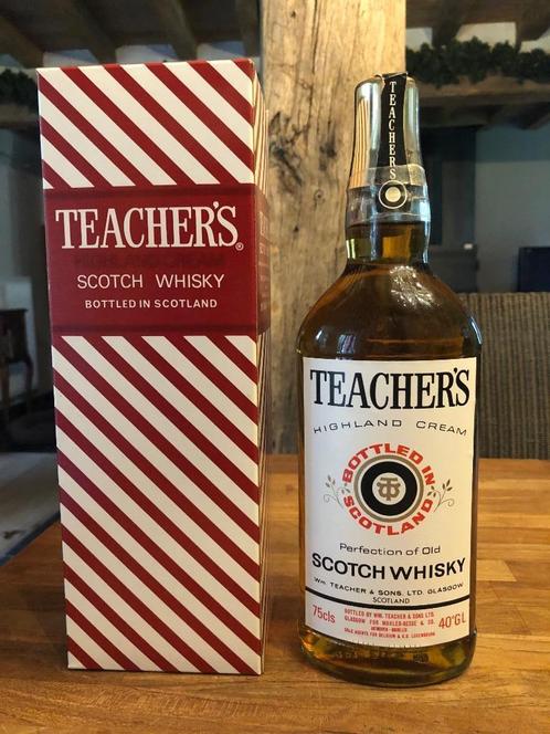 Whisky Teacher's Highland Cream des années 1970, Collections, Vins, Pleine, Envoi