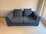 Zetelset 2-zit + 2 fauteuils – Blauw, Propere Staat, Ophalen, Gebruikt, 150 tot 200 cm, 75 tot 100 cm