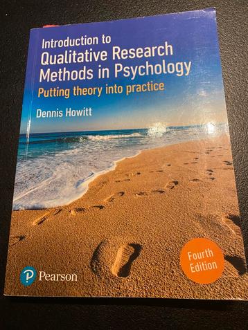 Introduction to quality research methods in psychology beschikbaar voor biedingen