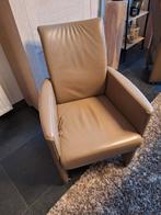 Te koop  4 stoelen in leder, Huis en Inrichting, Ophalen of Verzenden, Gebruikt