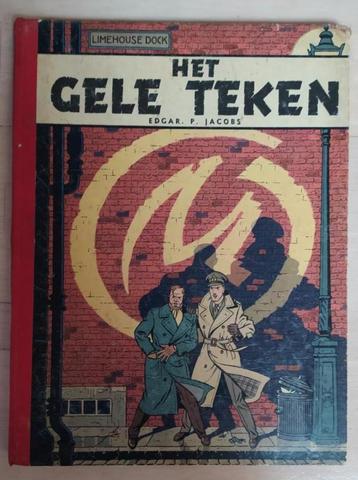 Blake en Mortimer - Het gele teken ( 1956 ) ( Lombard ) beschikbaar voor biedingen