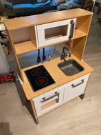 Speelgoedkeuken IKEA + massa’s accessoires, Kinderen en Baby's, Ophalen, Gebruikt, Hout, Speelkeuken-accessoire