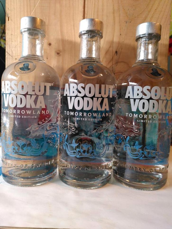 Absolut vodka Tomorrowland 2025 full set, Verzamelen, Wijnen, Nieuw, Overige typen, Ophalen of Verzenden