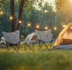 Leuke festival/tuin/camping zeteltjes + tafeltje, Ophalen, Nieuw, Campingstoel