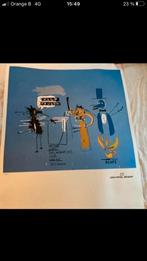 Jean Michel Basquiat rare grande lithographie limité, Antiquités & Art
