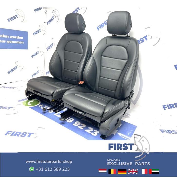 W205 Mercedes C 43 AMG interieur CKlasse stoelen leer 2020 Z, Auto-onderdelen, Interieur en Bekleding, Mercedes-Benz, Gebruikt