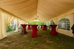 pvc partytent 6 op 10 meter, Tuin en Terras, Partytenten, Partytent, 6 meter of meer, Zo goed als nieuw, 8 meter of meer