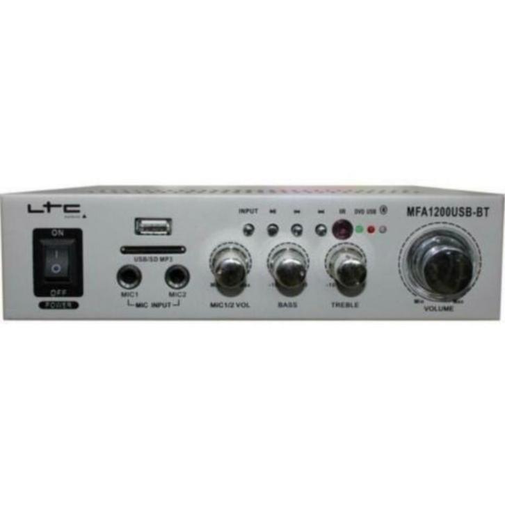 Karaoke Versterker Usb,Sd en Bluetooht 2 x 50Watt 7005-B, Audio, Tv en Foto, Karaoke-apparatuur, Nieuw, Ophalen of Verzenden