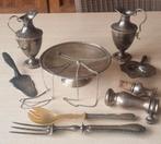 Lot zilveren en verzilverde voorwerpen, Enlèvement ou Envoi, Argent