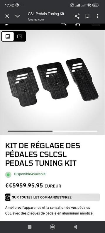 FANATEC CSL TUNING-KIT GLOEDNIEUW beschikbaar voor biedingen