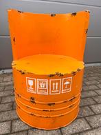 Industriële unieke metale zitton, Ophalen, Zo goed als nieuw