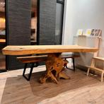 Boomstam tafel 2.16cm + bank, Huis en Inrichting, Ophalen of Verzenden, Zo goed als nieuw