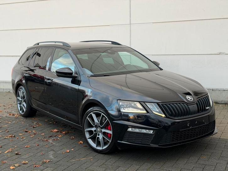 Skoda Octavia VRS 245pk Automaat 2020, Auto's, Skoda, Bedrijf, Te koop, Octavia, Benzine, Euro 6, Break, 5 deurs, Automaat, Zwart