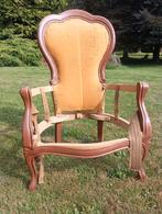 Fauteuil ancien prêt à garnir., Ophalen