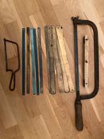 Lot d'anciennes scie à bois à chantourner, Antiquités & Art, Antiquités | Outils & Instruments